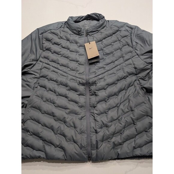 Nike Therma-FIT ADV AeroLoft Repel Down Running Jacket Grey Sz XL FB7556-084 NWT - Picture 7 of 15